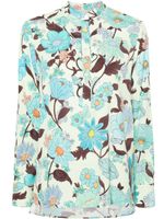 Stella McCartney chemise à imprimé jardin - Bleu