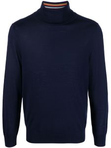 Paul Smith pull en laine mérinos à col v - Bleu