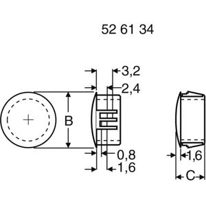 PB Fastener 76095 Afsluitdop Montagegat: 9.5 mm Plaatdikte (max.): 3.2 mm Zwart 1 stuk(s)