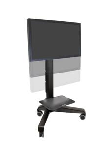 Ergotron 24-191-085 Neo-Flex Mobile MediaCenter VHD TV-wagen Constant Force-technologie, In hoogte verstelbaar 94,0 cm (37) - 139,7 cm (55) Kantelbaar,