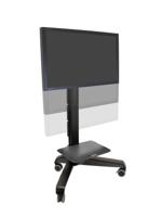 Ergotron 24-191-085 Neo-Flex Mobile MediaCenter VHD TV-wagen Constant Force-technologie, In hoogte verstelbaar 94,0 cm (37) - 139,7 cm (55) Kantelbaar, - thumbnail