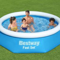 Bestway Zwembad Fast Set opblaasbaar rond 244x66 cm 57265 - thumbnail