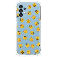 Doorzichtige Silicone Hoesje voor Samsung Galaxy A13 (4G) Katten Emojis - thumbnail