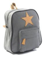 Smallstuff rugzak junior 7 liter canvas grijs/beige