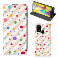 Samsung Galaxy M31 Hoesje met Magneet Dots - thumbnail