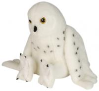 Wild Republic knuffel uil junior pluche 30 cm wit