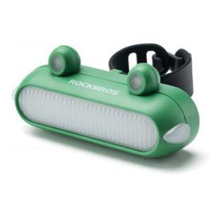 ROCKBROS RFL02 LED fietsachterlicht kikker fietsachterlicht fiets veiligheidszaklamp remlicht - Groen