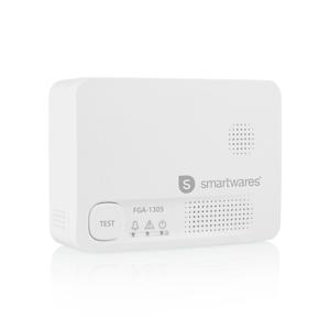 Smartwares FGA-13051 Koolmonoxidemelder Incl. batterij (5 jaar) werkt op batterijen Detectie van Koolmonoxide