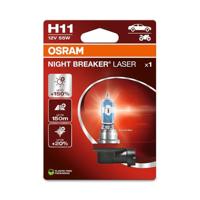 OSRAM NIGHT BREAKER LASER H11, +150% meer helderheid, halogeen koplamplamp, 64211NL-1BL, 12V, blister (1 lamp)