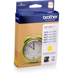 Brother LC-125XLY inktcartridge 1 stuk(s) Origineel Extra (Super) hoog rendement Geel