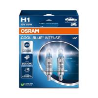 OSRAM COOL BLUE INTENSE H1, +100% meer helderheid, tot 5.000K, halogeenkoplamp, LED-look, hangende vouwdoos (2 lampen)