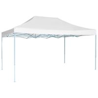 Partytent inklapbaar 3x4 m staal wit - thumbnail