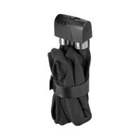 AXA Foldable 8-130 Vouwslot - Lengte 130 cm - Stalen schakels 8 mm - Veiligheidsniveau 10 - Incl. Beugel - Met 2 sleutels, Zwart