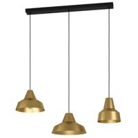 Stars of Light Gouden hanglamp Savarna met 3 kappen 390016