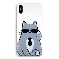 Cool cat: iPhone X Volledig Geprint Hoesje - thumbnail