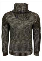 Rusty Neal - heren trui kaki - 13293