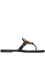 Tory Burch sandales Metal Miller Soft - Noir - thumbnail