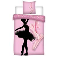 Ballet Dance Dekbedovertrek - Eenpersoons - 140 X 200 Cm - Microvezel 140x200 Cm + 63x63 Cm 100% Polyester