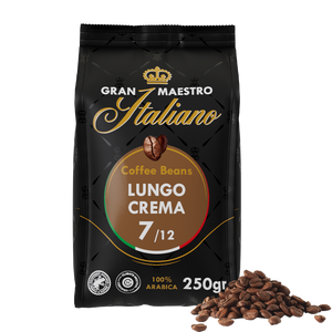 Gran Maestro Italiano - koffiebonen - Lungo Crema (250 gram)