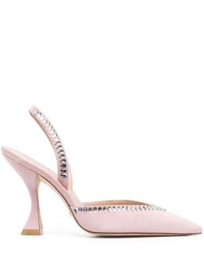 Stuart Weitzman escarpins XCurve 100 mm à bride arrière - Rose