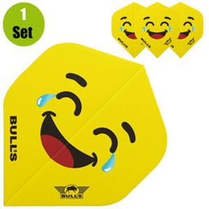 Bulls Smiley Dartflights - Laugh Crying