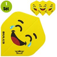 Bulls Smiley Dartflights - Laugh Crying - thumbnail