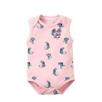 Quapi baby romper Xarlot met all over print roze