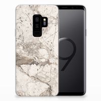 Samsung Galaxy S9 Plus TPU Siliconen Hoesje Marmer Beige - thumbnail