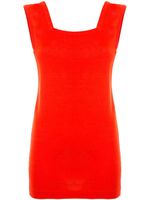 CHANEL Pre-Owned top CC en maille - Rouge