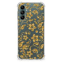 Samsung Galaxy A14 5G/4G Case Gouden Bloemen