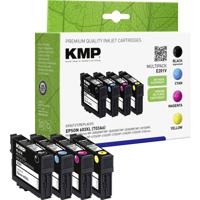 KMP Inktcartridge vervangt Epson 603XL, T03A6, T03A1, T03A2, T03A3, T03A4 Compatibel Combipack Zwart, Cyaan, Magenta, Geel E201V 1650,4005 - thumbnail