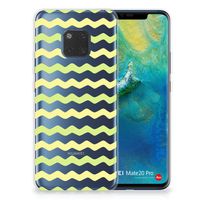 Huawei Mate 20 Pro TPU bumper Waves Yellow - thumbnail