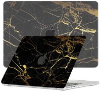 Lunso MacBook Air 13 inch M2/M3 (2022-2024) cover hoes - case - Marble Nova - thumbnail