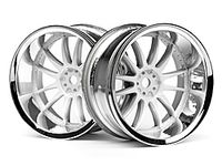 Work xsa 02c wheel 26mm chrome/white (9mm offset) - thumbnail