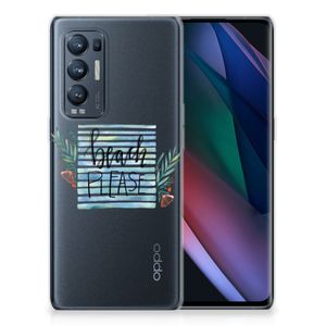 OPPO Find X3 Neo Telefoonhoesje met Naam Boho Beach