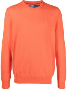 Polo Ralph Lauren pull en laine à col rond - Orange