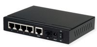 ROLINE 21.14.3524 netwerk-switch Gigabit Ethernet (10/100/1000) Power over Ethernet (PoE) Zwart - thumbnail