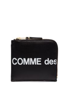 Comme Des Garçons Wallet portefeuille zippé à logo - Noir