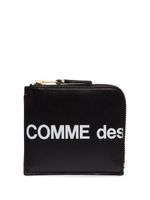 Comme Des Garçons Wallet portefeuille zippé à logo - Noir - thumbnail