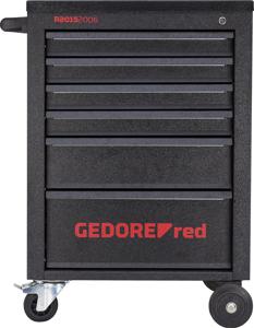 Gedore RED 3300012 Werkplaatswagen Plaatstaal Kleur (specifiek): Zwart