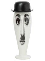 Fornasetti vase imprimé visage - Blanc