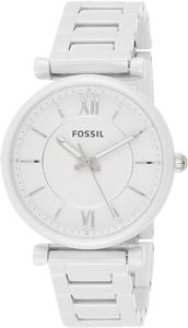 Horlogeband Fossil ES4401 Staal Wit 16mm