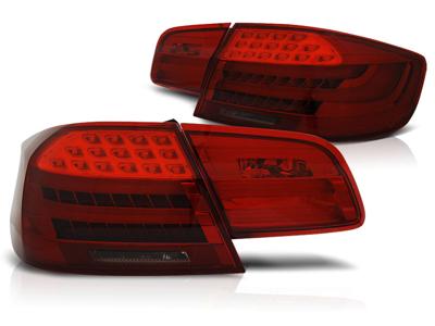 Tuning-Tec Achterlichten BMW E92 09 06-03 10 ROOD SMOKE LED STRIP