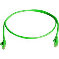 Telegärtner L00000A0289 RJ45 Netwerkkabel, patchkabel CAT 6 U/UTP 1.00 m Groen Vlambestendig, Halogeenvrij 1 stuk(s)