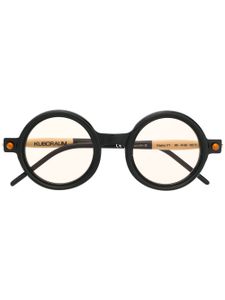 Kuboraum lunettes de vue P1 à monture ronde - Noir