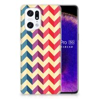 OPPO Find X5 Pro TPU bumper Zigzag Multi Color