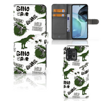 Telefoonhoesje met Pasjes voor Motorola Moto G72 Dinosaurus