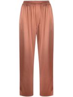 Nanushka pantalon court à taille élastiquée - Orange