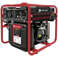 TOOLCRAFT 4-takt Aggregaat met omvormer 230 V/AC, 12 V/DC 35 kg 3200 W - thumbnail