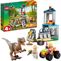 LEGO Jurassic World - Velociraptor ontsnapping constructiespeelgoed 76957 - thumbnail